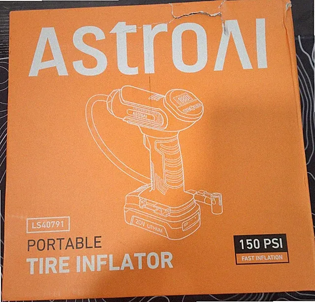 12V Car Tire Air Inflator Portable Tyre Electric Pump Cordless with Rechargeable