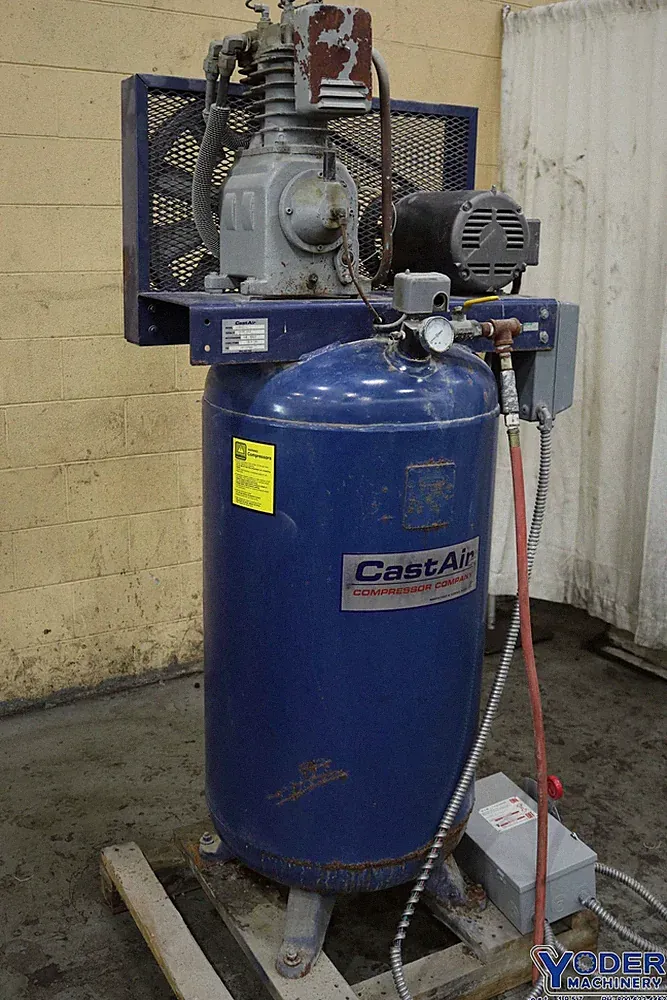 5 HP CAST AIR COMPRESSOR COMPANY AIR COMPRESSOR: STOCK #73346