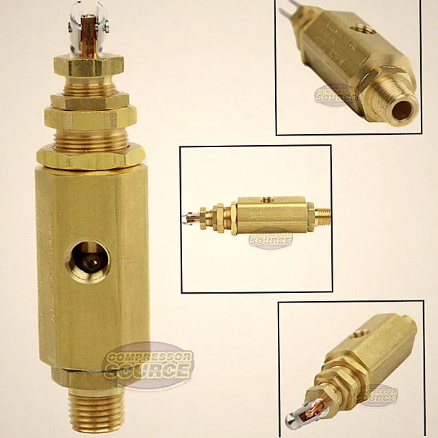 Air Compressor Unloader Control Pilot Valve 115-130 PSI Brass USA