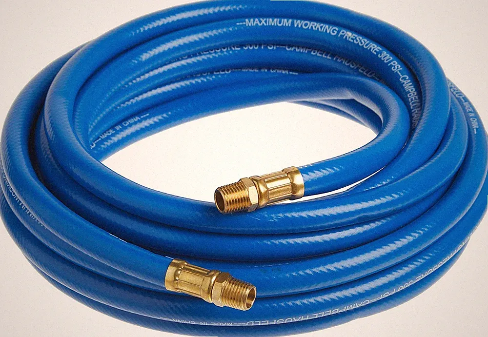 CAMPBELL HAUSFELD 3/8 in. x 25 ft. PVC Air Compressor Hose, Lightweight and D...