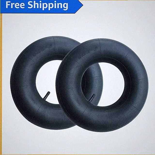 Durable 2 Pack 13x5.00-6 Inner Tubes - 330lbs Capacity for Lawn Equipment & More