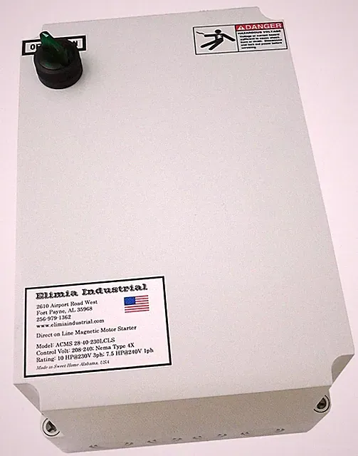 Elimia ACMS 34-50-230LCS 15 HP 230V Air Compressor Motor Starter Nema 4X UL 508A