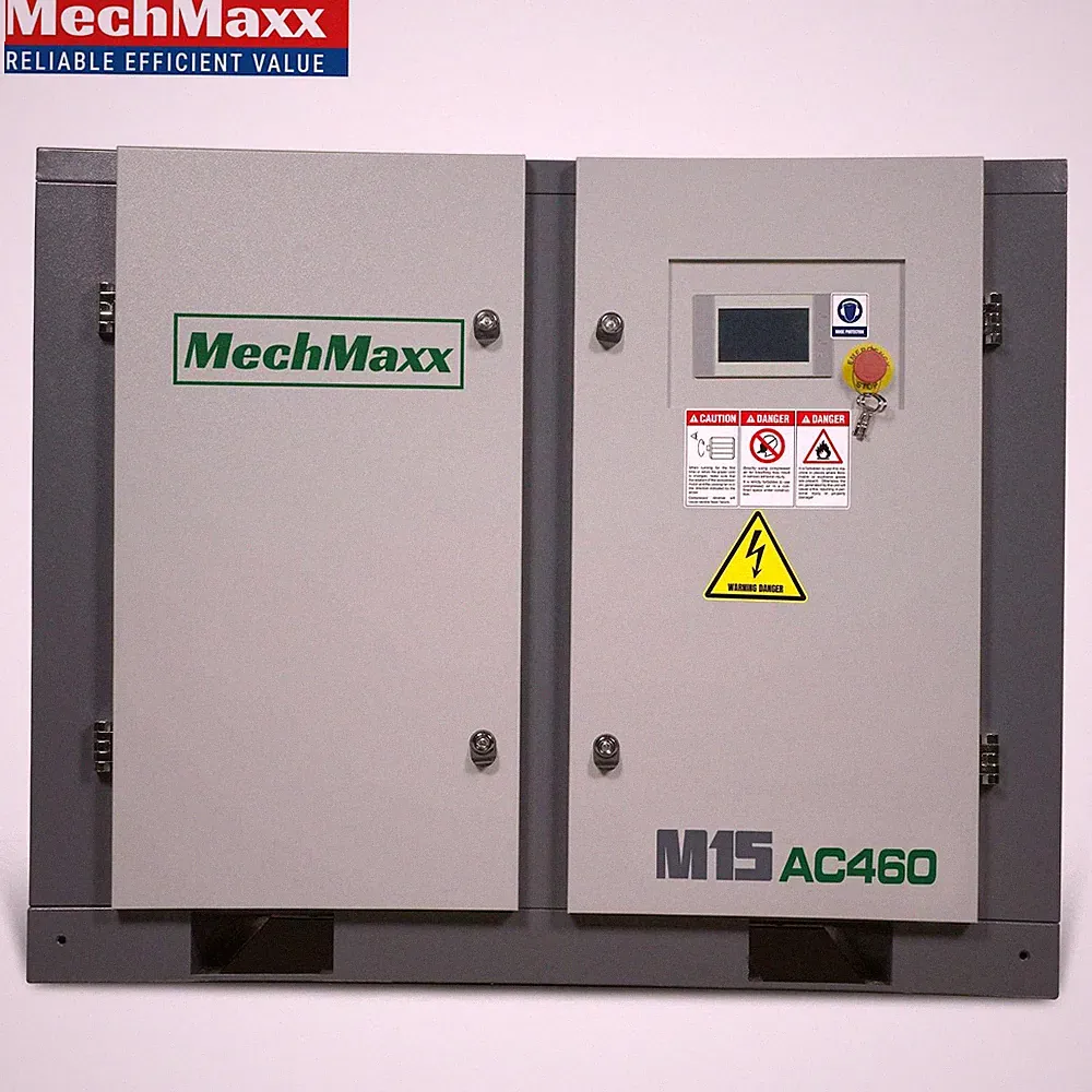 MechMaxx 15HP Rotary Screw Air Compressor–45 CFM,116 PSI,460V 3-Phase, M15AC460