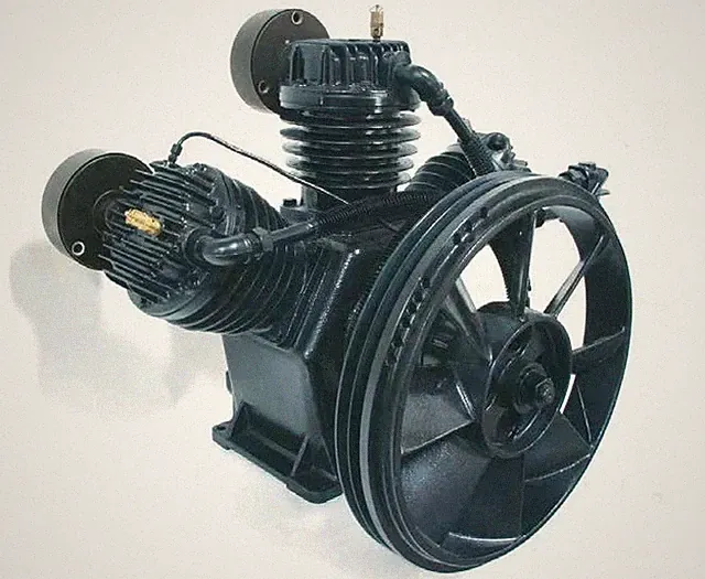 SCHULZ Lubricated Compressor Pump – 15 HP Cast Iron | Two‑Stage | 3‑Cylinder