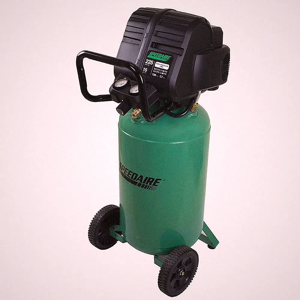 SPEEDAIRE 40CF16 Portable Air Compressor,15 gal, Vertical 40CF16