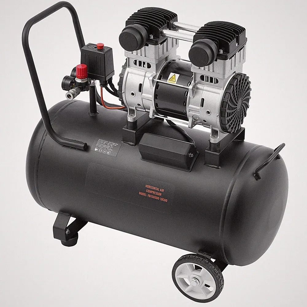 Uimoso 15 GAL Air Compressor Portable Oil Free Compressor 2HP 5.3 SCFM @ 90 PSI